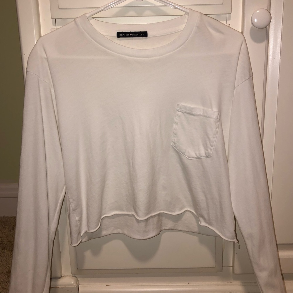 cropped brandy melville top